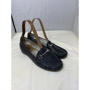 Marc Joseph Grand 2 Black Grainy Leather Loafers Size 9